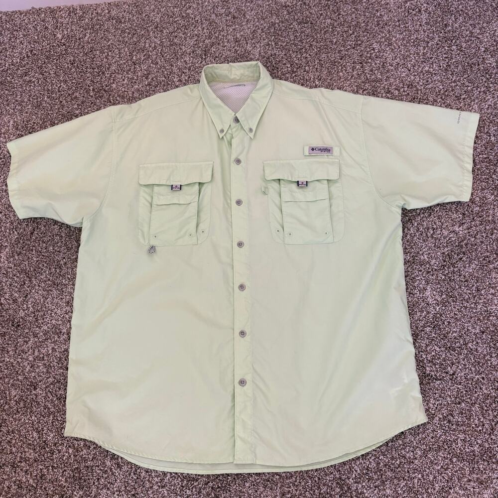 Columbia PFG Performance Fishing Gear Men's Short Sleeve Fishing Shirt Bundle Lg - Picture 2 of 16